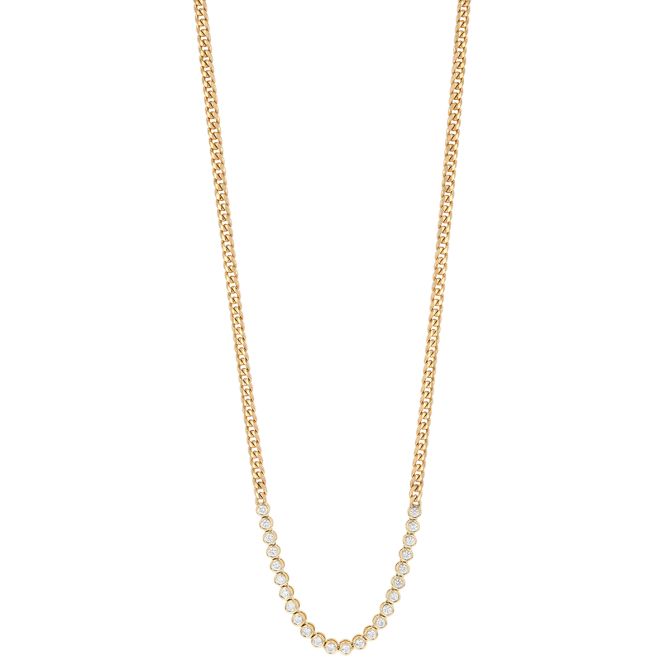 Zoe Chicco 14K Gold Diamond Cross Stud Necklace | Maine & New Zoe Chicco 14K Gold Diamond Cross Stud Necklace | Maine & New