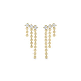 Zoe Chicco Earrings Zoë Chicco 14k Yellow Gold Diamond Waterfall Drop Earrings