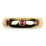1870 Collection Ring 18k Yellow Gold Ruby Band