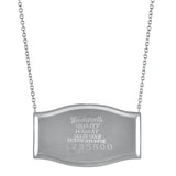 1870 Collection Necklaces and Pendants Engravable Watch Case Necklace