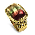 Alex Sepkus Ring 18k Yellow Gold Alex Sepkus Bi-Color Tourmaline and Diamond Garden Ring 6.25