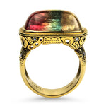 Alex Sepkus Ring 18k Yellow Gold Alex Sepkus Bi-Color Tourmaline and Diamond Garden Ring 6.25