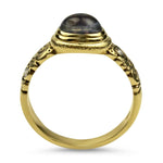 Alex Sepkus Ring Alex Sepkus Moonstone and Diamond Ring 6.25