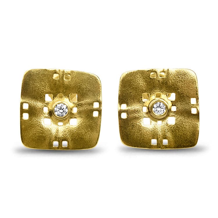 Alex Sepkus Earring Alex Sepkus Yellow Gold and Diamond Earrings