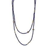 Alex Sepkus Necklaces and Pendants Milky Sapphire Flora Long Bead Necklace