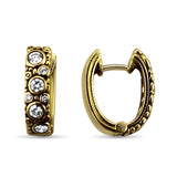 Alex Sepkus Earring Oval Diamond Hoop Earrings