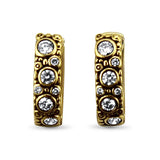 Alex Sepkus Earring Oval Diamond Hoop Earrings