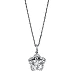 Christopher Designs Necklaces and Pendants 18k White Gold and Diamond Star Motif Pendant