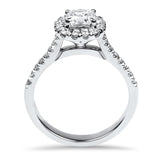 Christopher Designs Bridal Engagement Ring 18k White Gold Christopher Designs Crisscut Engagement Ring 6.5