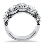 Christopher Designs Bridal Wedding Band 18k White Gold Christopher Designs "L'Amour" Diamond Anniversary Band 6.5