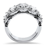 Christopher Designs Bridal Wedding Band 18k White Gold Christopher Designs "L'Amour" Diamond Anniversary Band 6.5