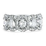 Christopher Designs Bridal Wedding Band 18k White Gold Christopher Designs "L'Amour" Diamond Anniversary Band 6.5