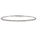 Christopher Designs Bracelet Crisscut Diamond Memory Cuff Bracelet