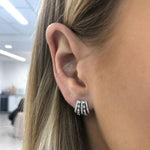 Dana Rebecca Designs Earring Ava Bea Five Prong Huggies