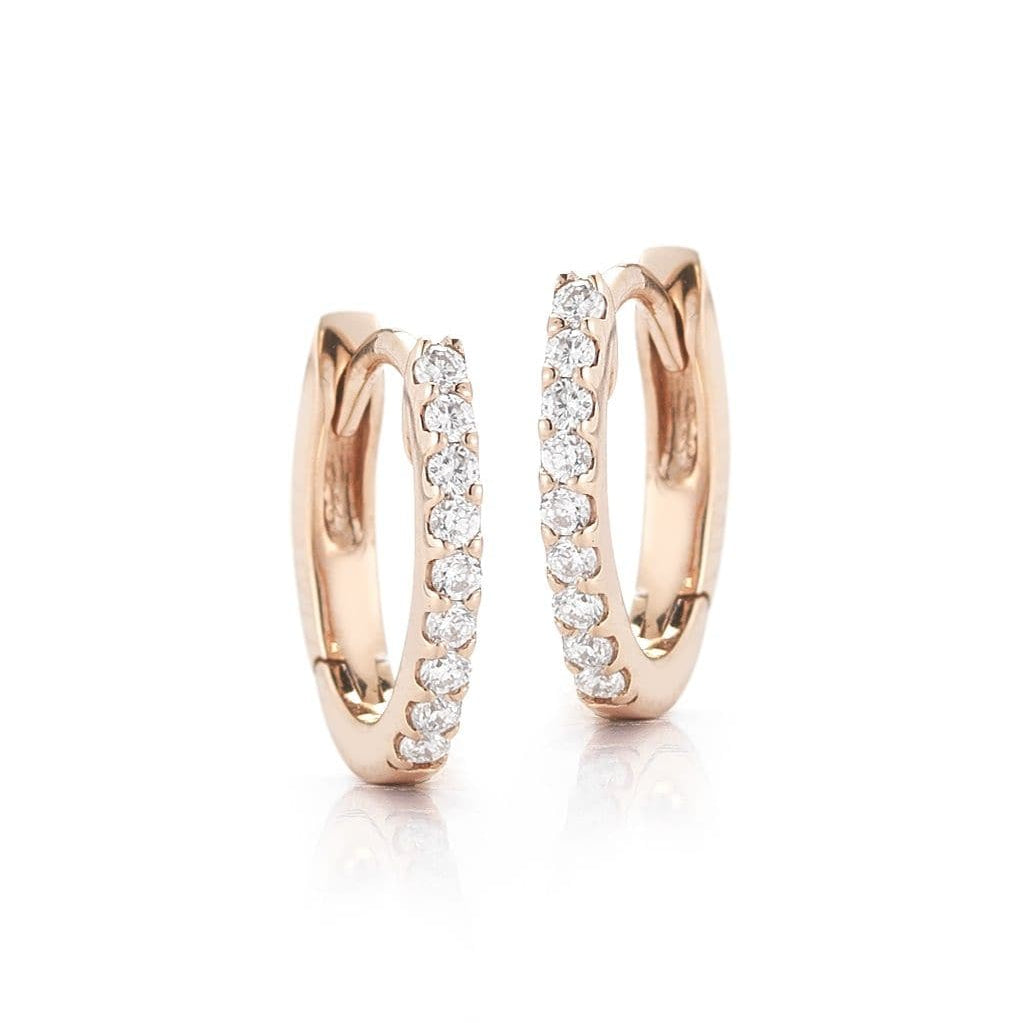 Dana Rebecca Designs Earring DRD Diamond Huggies