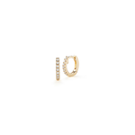 Dana Rebecca Designs Earring DRD Mini Diamond Huggies - Yellow Gold