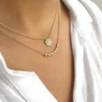 Dana Rebecca Designs Necklaces and Pendants Lauren Joy Medium Disc Necklace 16"