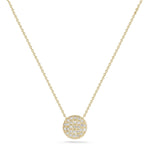 Dana Rebecca Designs Necklaces and Pendants Lauren Joy Medium Disc Necklace 16"