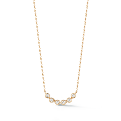 Dana Rebecca Designs Necklaces and Pendants Lulu Jack Bezel Curve Diamond Necklace