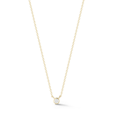 Dana Rebecca Designs Necklaces and Pendants Lulu Jack Single Diamond Necklace - Yellow Gold 16/18"