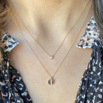 Dana Rebecca Designs Necklaces and Pendants Lulu Jack Single Diamond Necklace - Yellow Gold 16/18"