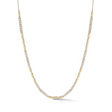 Dana Rebecca Designs Necklaces and Pendants Melody Eden Gold Bar Diamond Tennis Necklace - Yellow Gold