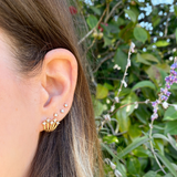 Dana Rebecca Designs Earring Millie Ryan Princess Cut Diamond Studs - Rose Gold