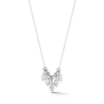 Dana Rebecca Designs Bracelet Sophia Ryan Marquise Cluster Diamond Station Necklace - White Gold