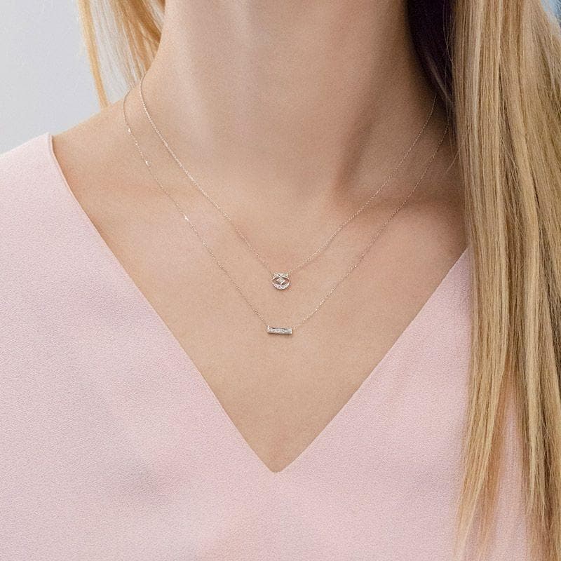 Dana Rebecca Designs Necklaces and Pendants Sylvie Rose Bar Necklace