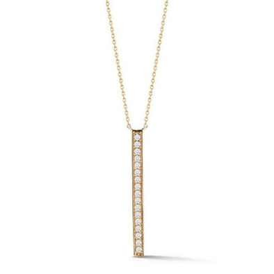 Dana Rebecca Designs Necklaces and Pendants Sylvie Rose Long Bar Drop Necklace