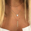 Dana Rebecca Designs Necklaces and Pendants Sylvie Rose Long Bar Drop Necklace