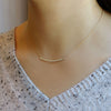 Dana Rebecca Designs Necklaces and Pendants Sylvie Rose Long Bar Necklace 17'