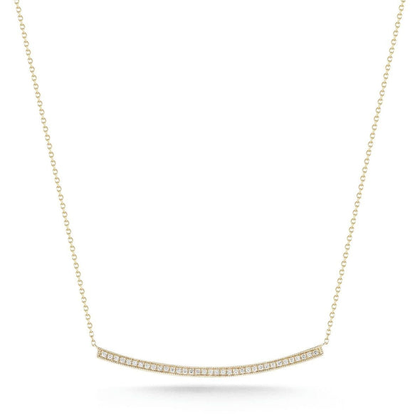 Dana Rebecca Designs Necklaces and Pendants Sylvie Rose Long Bar Necklace 17'