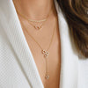 Dana Rebecca Designs Necklaces and Pendants Sylvie Rose Long Bar Necklace 17'