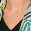 Dana Rebecca Designs Necklaces and Pendants Sylvie Rose Long Bar Necklace 17'