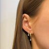 Dana Rebecca Designs Earring Taylor Elaine Marquise and Pear Bezel Drop Stud Earrings- Yellow Gold