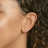 Dana Rebecca Designs Earring Vivian Lily Graduating Bar Studs - Yellow Gold