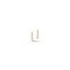 Dana Rebecca Designs Earring Vivian Lily Graduating Bar Studs - Yellow Gold