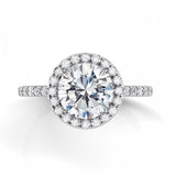 Danhov Engagement Ring Per Lei Halo Setting