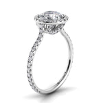 Danhov Engagement Ring Per Lei Halo Setting