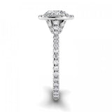 Danhov Engagement Ring Per Lei Halo Setting