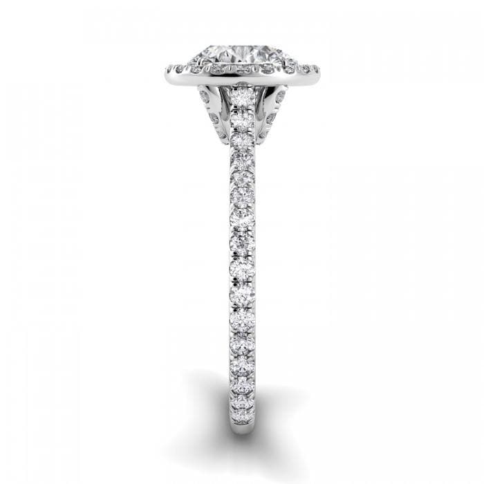 Danhov Engagement Ring Per Lei Halo Setting