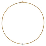 Fope Bracelet Aria 18K Yellow Gold Diamond Necklace