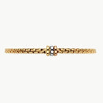 Fope Bracelet Eka Tiny Flex'it Bracelet in 18k Yellow Gold with Yellow, Rose & White Gold Rondells