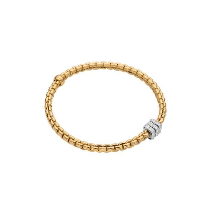 Fope Bracelet Eka Tiny Flex'it Bracelet with Diamonds