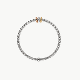 Fope Bracelet Eka Tiny Flex'it Bracelet with Yellow, Rose & White Gold Rondells