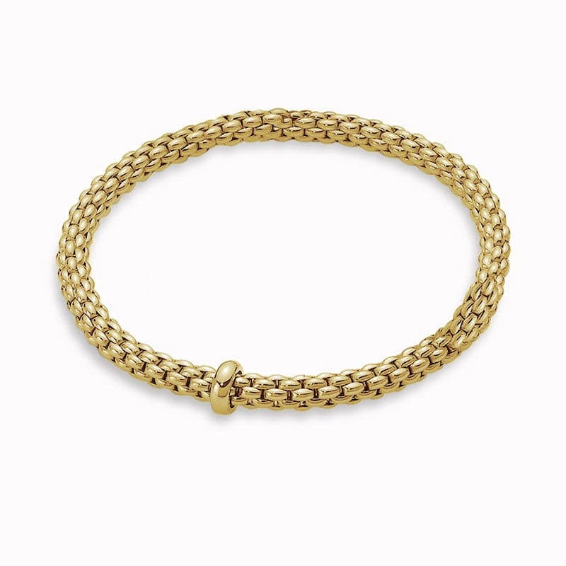 Fope Bracelet Solo Flex'it 18k Yellow Gold Bracelet