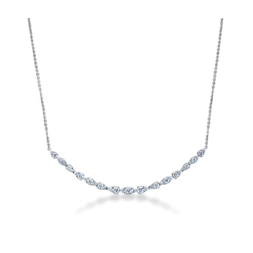 Hearts on Fire Necklaces and Pendants 18K White Gold Aerial Dewdrop Medium Diamond Necklace