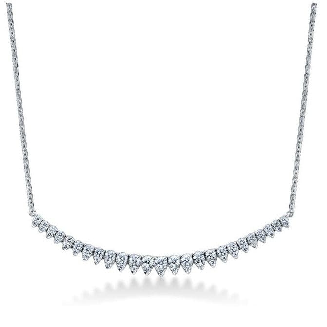 Hearts on Fire Necklaces and Pendants 18K White Gold Aerial Lunar Eclipse Medium Diamond Necklace