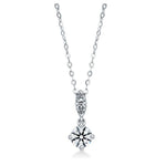Hearts on Fire Necklaces and Pendants 18K White Gold Aerial Petite Drop Pendant Diamond .27ct Necklace